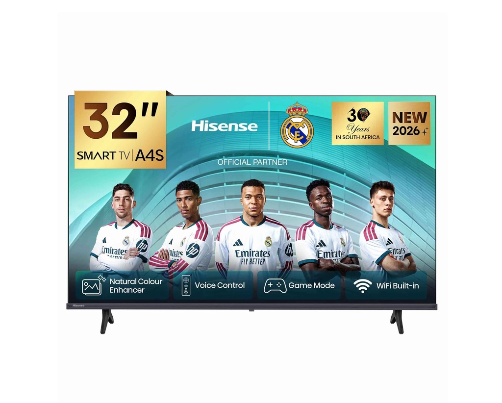 [NAT-015] TV Hisense Hisense Smart 32 inch HD (1366×768) with DLED and OS VIDAA Smart Supports HDR10 and HLG and DTS Virtual:X andWi-Fi, Model 32A4S.