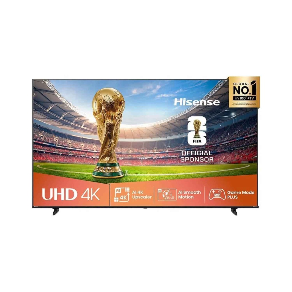 [NAT-021] TV Hisense Hisense Smart 55 inch 4K UHD with QLED, Supports Dolby Vision and HDR10 and DTS Virtual:X, with VIDAA Smart Model 55A62QS.
