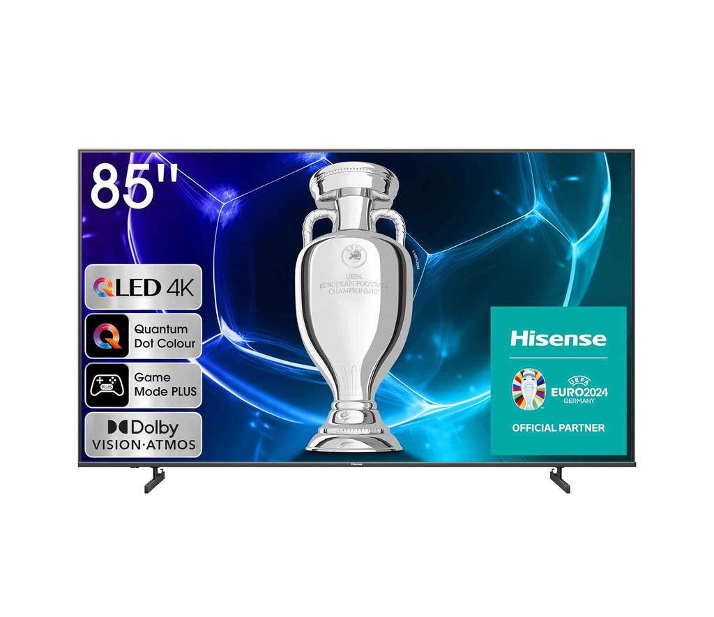 [NAT-024] تلفزيون هايسنس Hisense سمارت 85 بوصة 4K UHD بتقنية DLED، يدعم Dolby Vision وHDR10+ وDolby Atmos، مع نظام VIDAA ووضع الألعاب Game Mode Plus، موديل 85A7K.
