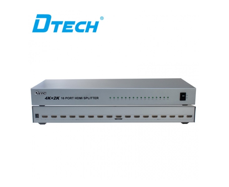[DIG-016] Splitter Signal HDMI from Input One to 16 Outputs Resolution 4K DTECH DT-7416