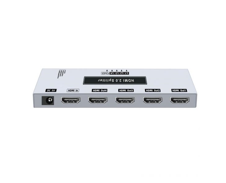 [DIG-093] Splitter Signal HDMI from Input One to 4 Outputs (HDMI 2.0) DTECH DT-7214