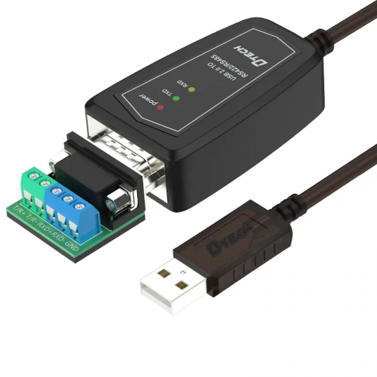 [DIG-143] Cable Adapter USB 2.0 to RS422/RS485 Length 50 cm DTECH DT-5019