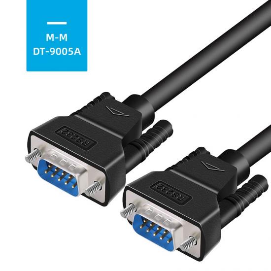 [DIG-192] كابل تسلسلي RS232 DB9 ذكر إلى ذكر بطول 1.5 متر DTECH DT-9005A