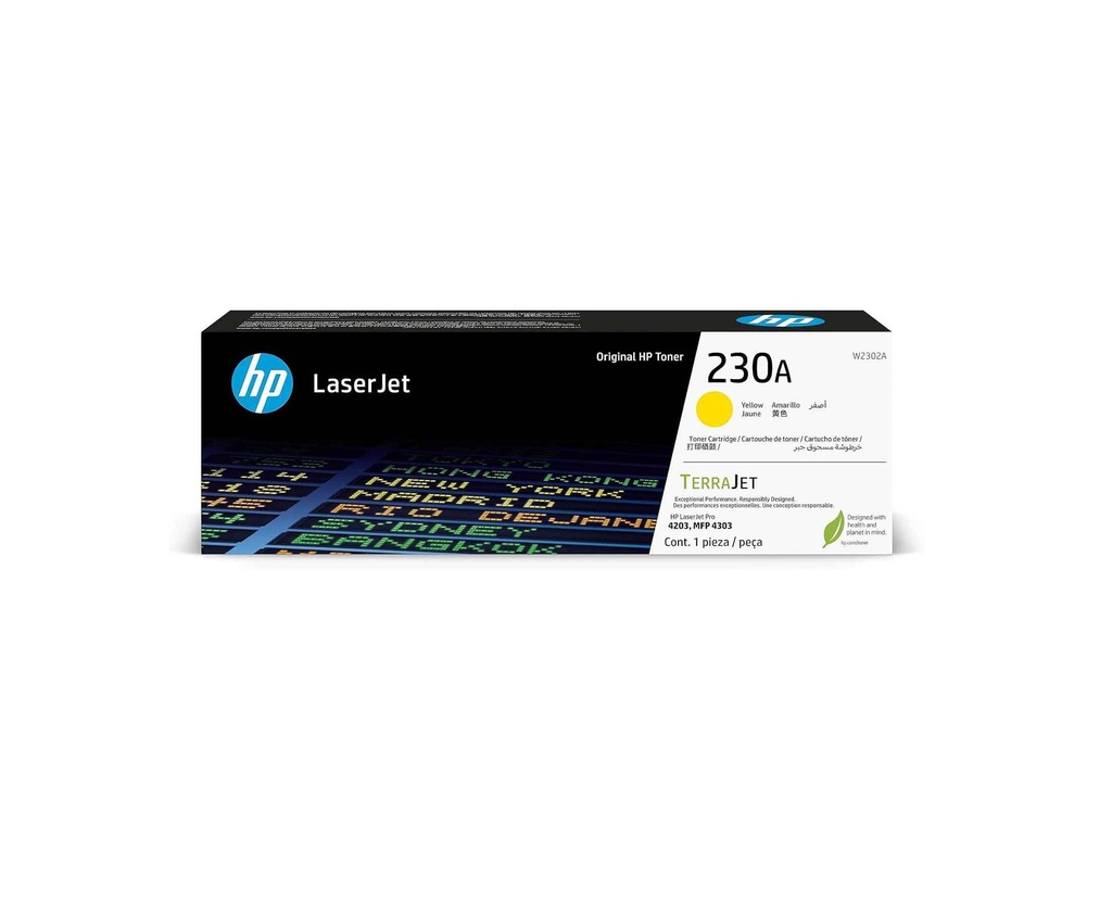 حبر ليزر وكالة ملون (أصفر) HP LaserJet 230A