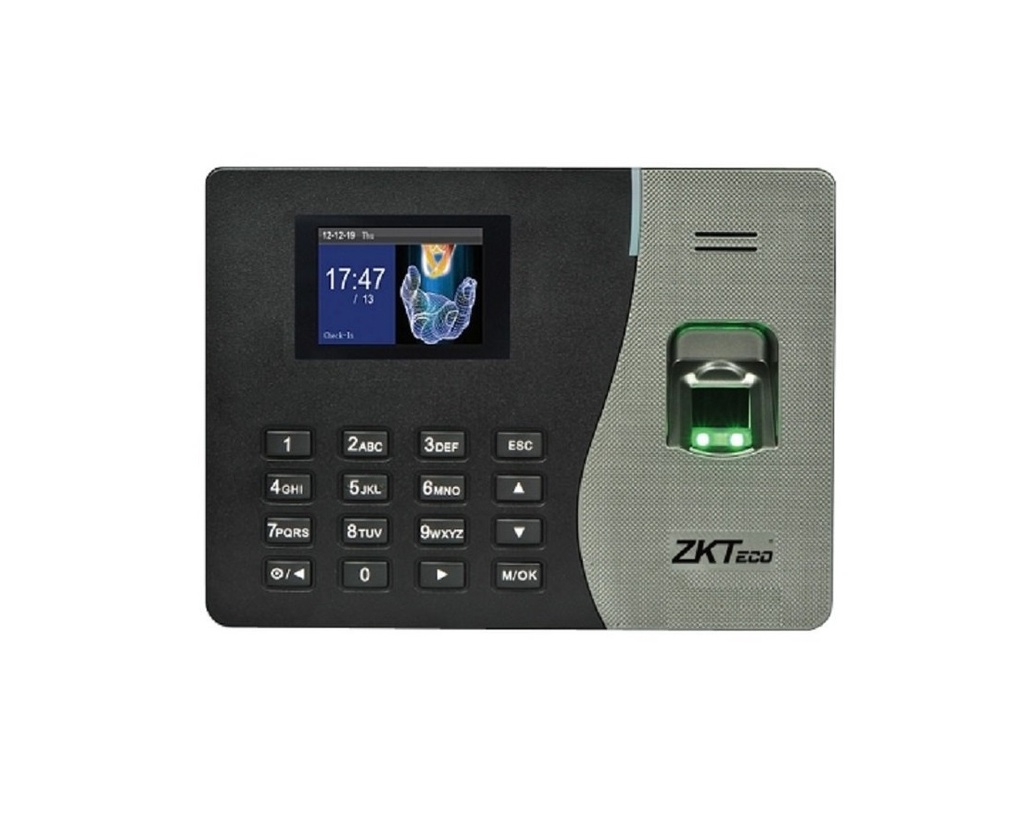 [STR-021] جهاز حضور وانصراف بالبصمة ZKTeco K14 بشاشة 2.8 بوصة واتصال TCP/IP وUSB