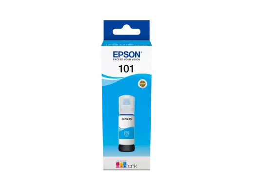 Ink Epson Sky Blue Liquid Original 101 for Printers EcoTank – Capacity 70 ml
