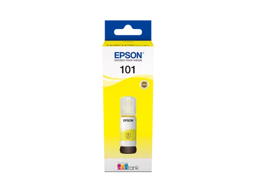 [NTC-042] Ink Epson Yellow Liquid Original 101 for Printers EcoTank – Capacity 70 ml