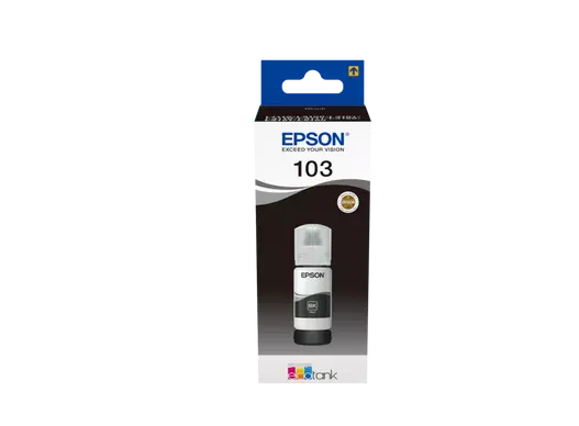 [NTC-044] Ink Epson Black Liquid Original 103 for Printers EPSON EcoTank – Capacity 65 ml