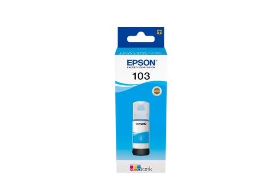 [NTC-045] حبر إبسون سماوي سائل أصلي 103 لطابعات EPSON EcoTank – سعة 65 مل