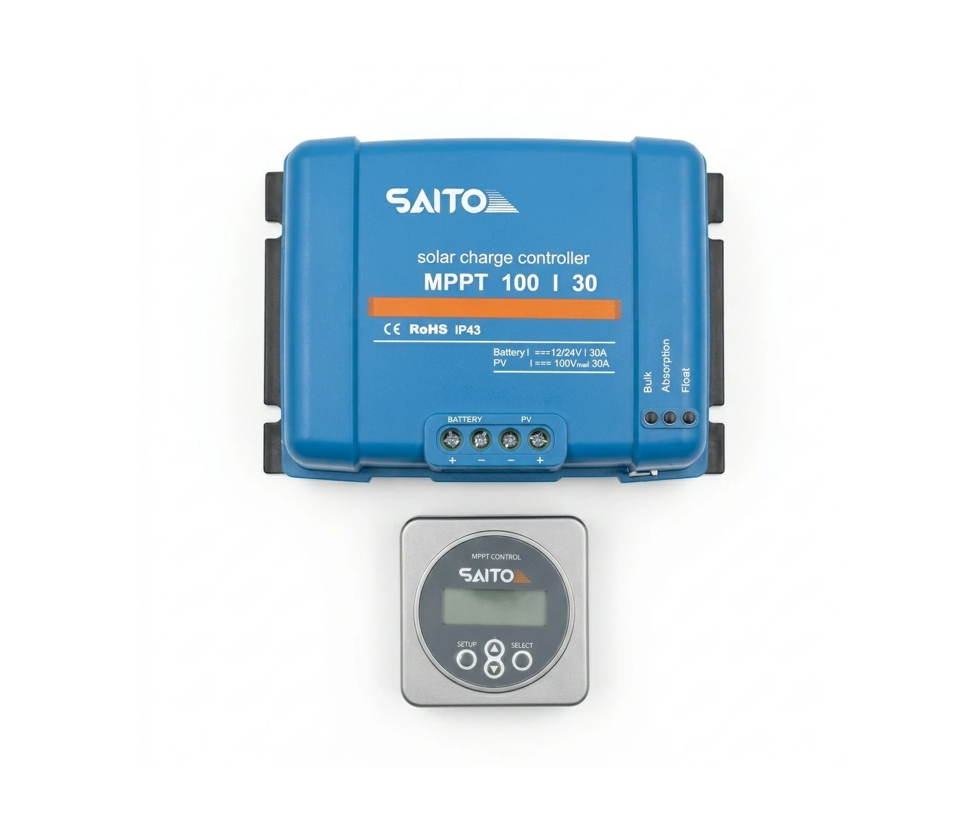 منظم شحن سولار  SAITO MPPT 100  30A