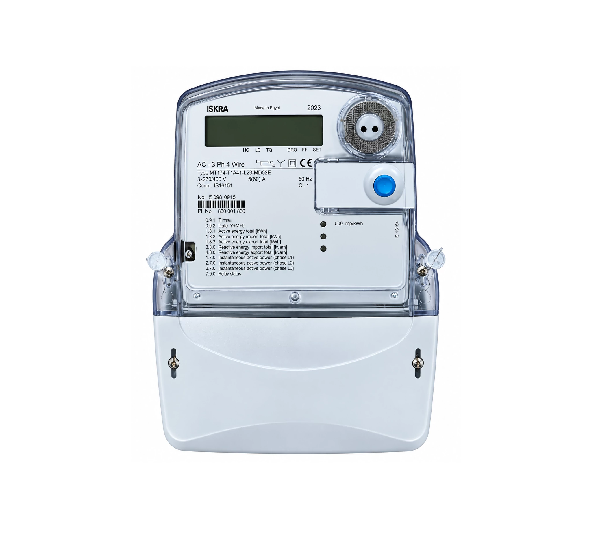 [SKI-037] ISKRA 3-phase direct-connected electronic meter