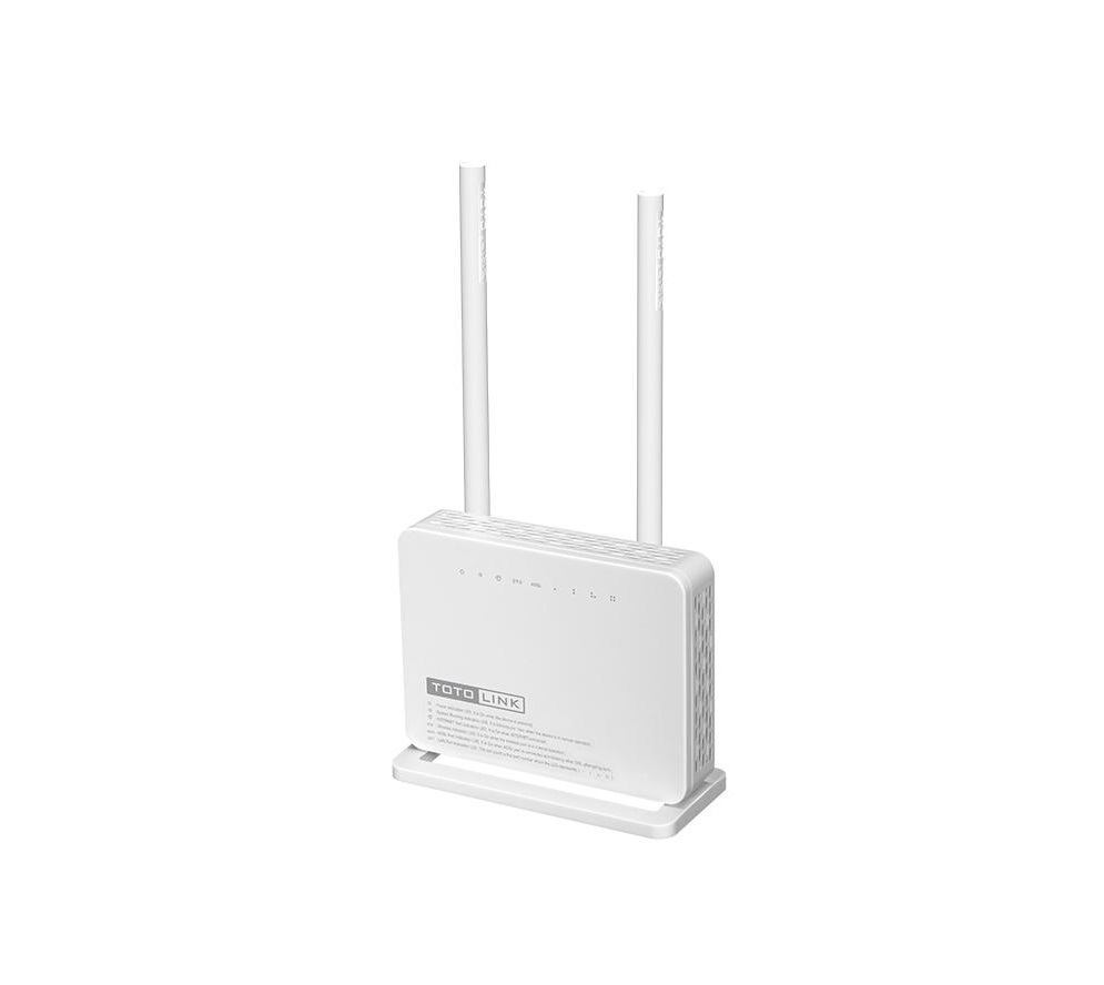 [SRN-007] مودم توتولينك TOTOLINK ND300 ADSL2+ Wireless N300 بسرعة 300 ميجابت/ثانية مع هوائيين
