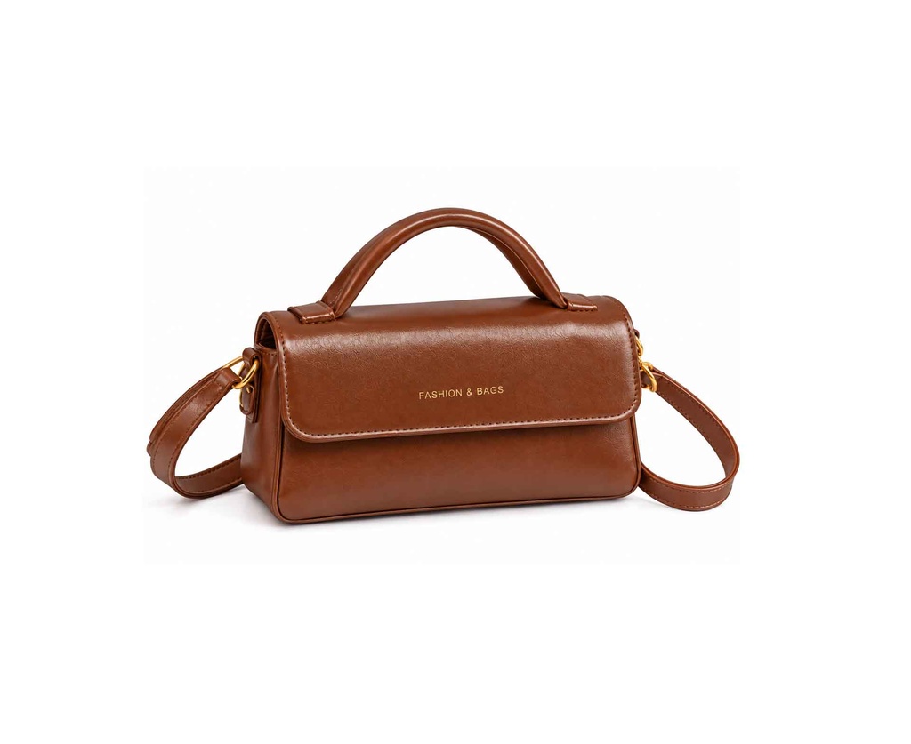 [DR-009] Stylish, modern women’s handbag – black and brown
