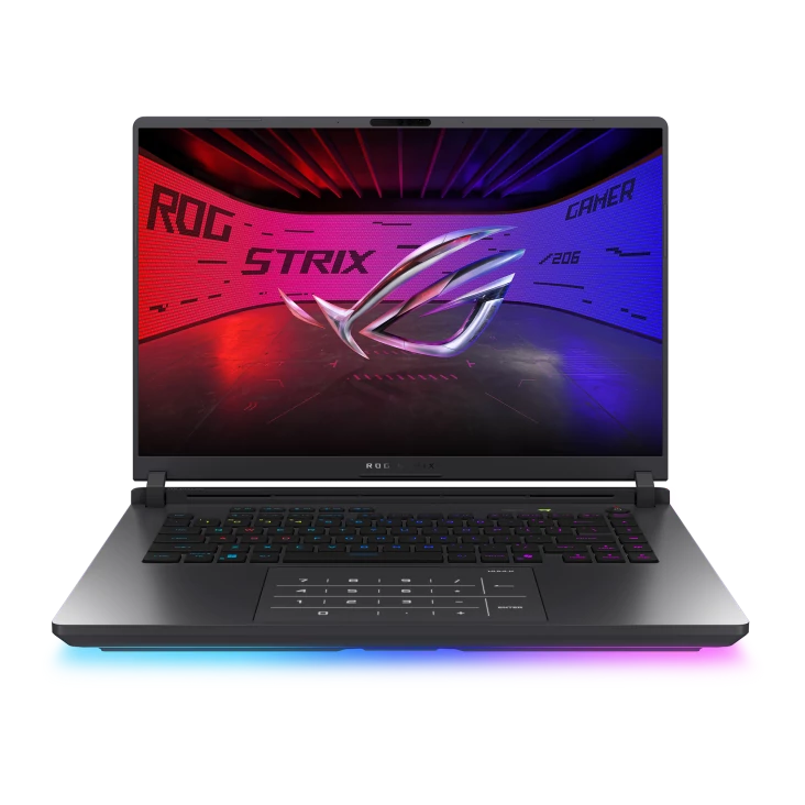 لابتوب جديد أسوس ASUS ROG Strix G16 (2026) الجيل السادس عشر - معالج Core Ultra 7 - كرت شاشة RTX 5070 - رامات 16GB - هاردسك 1TB - شاشة 16 بوصة جيمنج.
