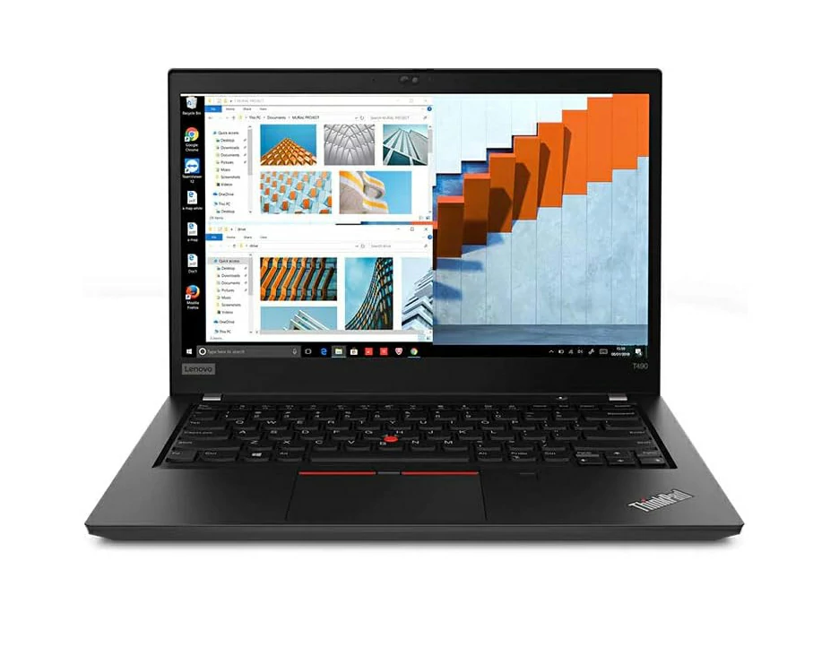 لابتوب Lenovo ThinkPad T490 جيل تاسع (i7-9th)، كرت NVIDIA MX250 منفصل، رام 16GB، تخزين 1TB SSD، شاشة 14.0" (8GB DDR4, 256GB SSD M.2)