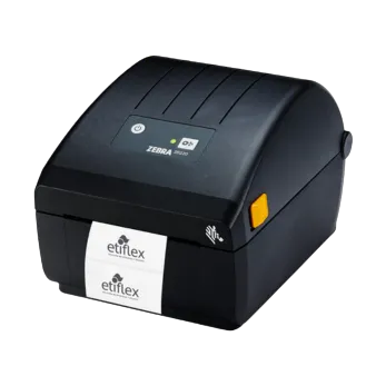 طابعة باركود وملصقات Zebra ZD220 حرارية مكتبية اعتمادية عالية.