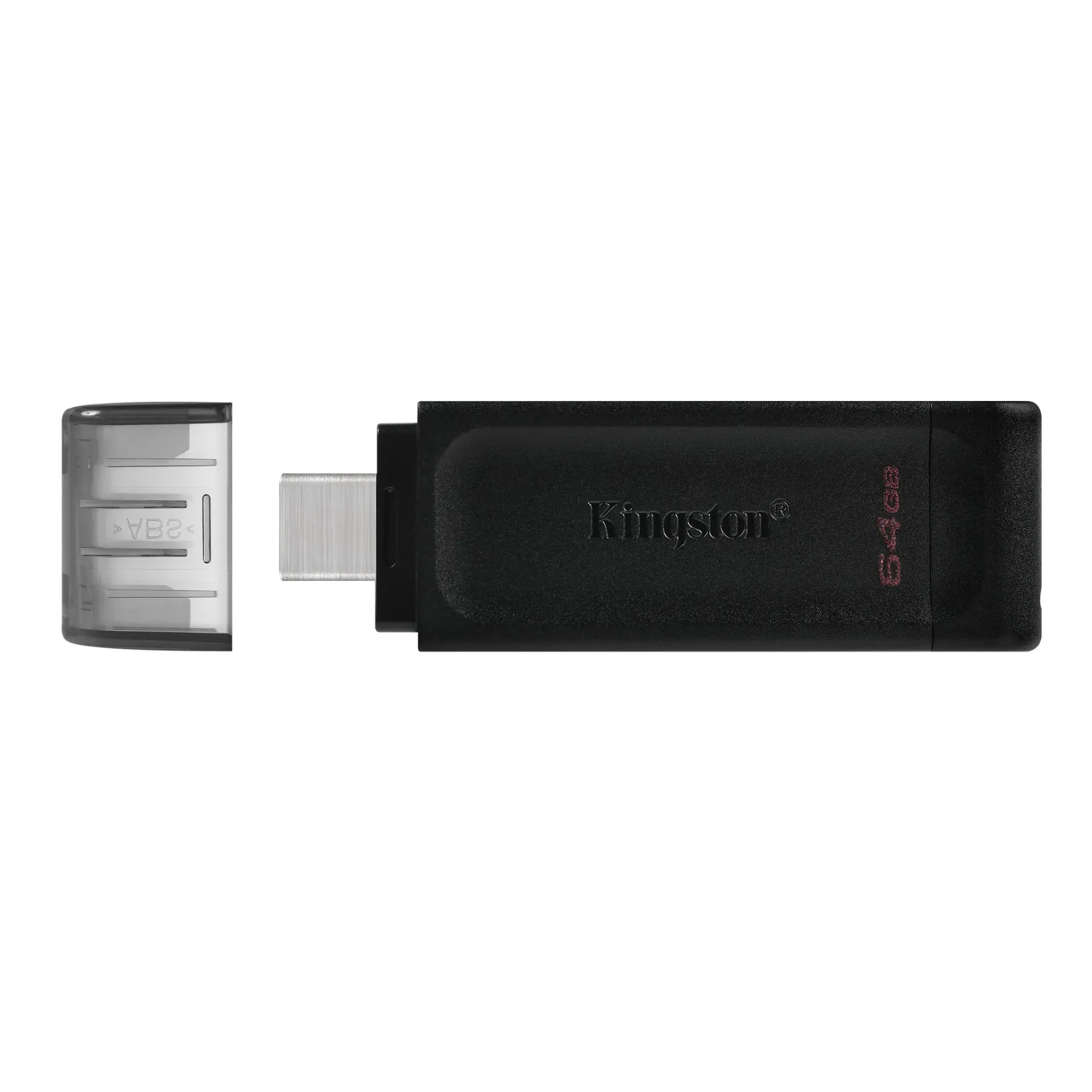 فلاشة كينجستون منفذ واحد للموبايل والكمبيوتر Kingston DataTraveler 70 - 64GB - USB Type-C