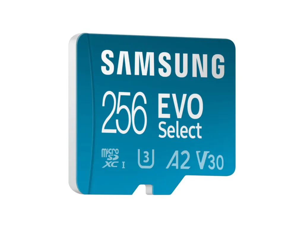 ذاكرة سامسونج Samsung EVO Select MicroSDXC - 256GB - 130MB/s - Full HD & 4K