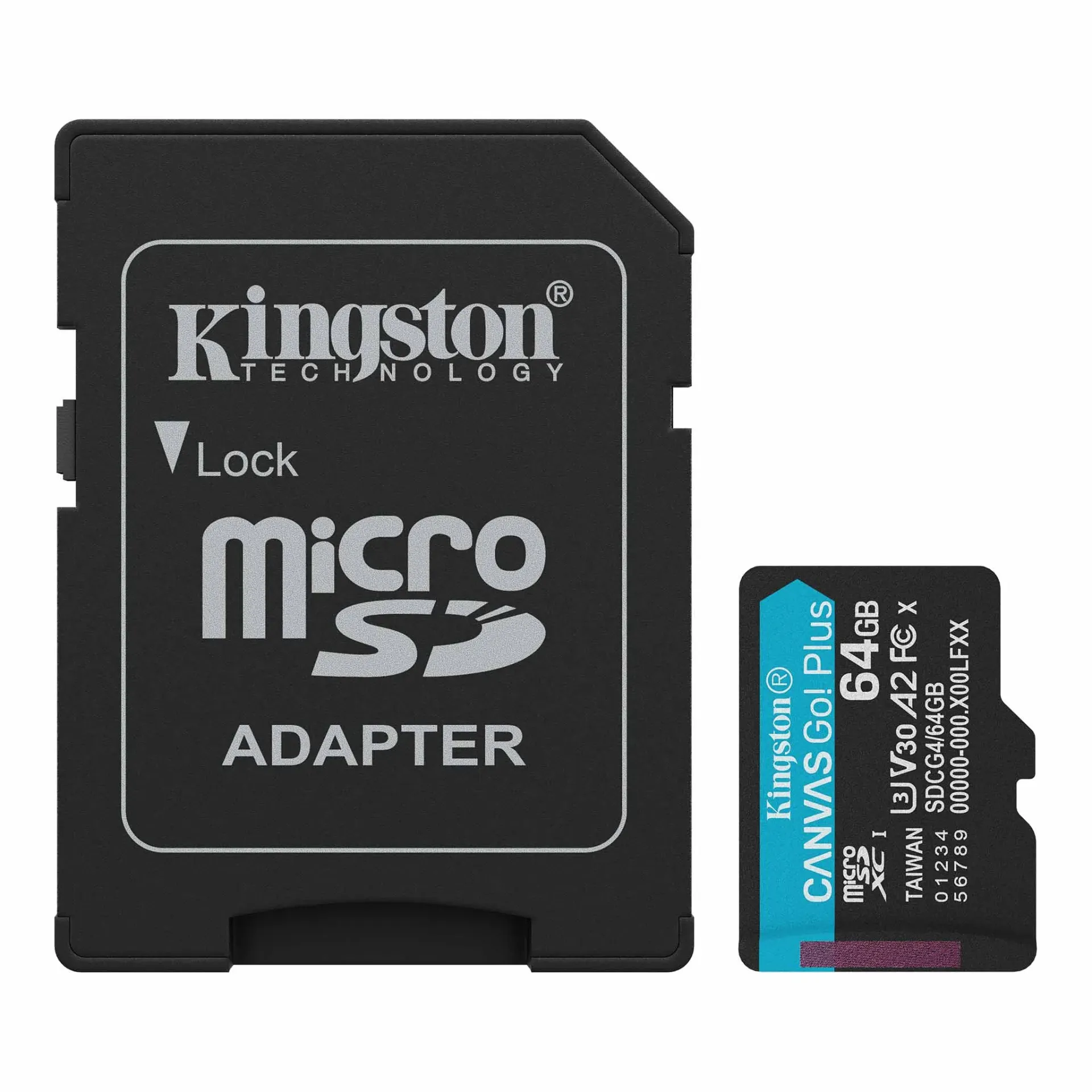 ذاكرة كينجستون Kingston Canvas Go! Plus MicroSD - 128GB - 170MB/s - للدرون والكاميرات