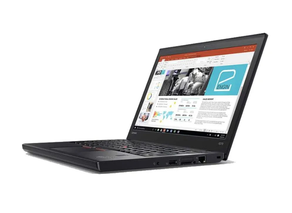 لابتوب مستعمل Lenovo ThinkPad X270 جيل سابع (i5-7th)، كرت Intel HD مدمج، رام 8GB، تخزين 256GB SSD، شاشة 12.5"
