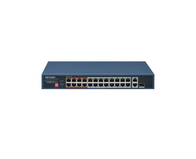 [PCS-0026] هيكفيجن سويتش شبكة PoE بـ26 منفذًا – DS-3E0326P-E/M