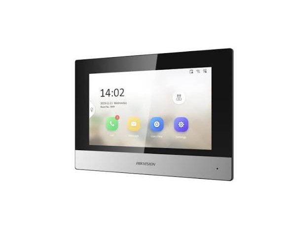 [PCS-0032] هيكفيجن  إنتر كم شاشة اتصال داخلي 7 بوصات، شاشة لمس، دقة 1024×600 – DS-KH6320-WTE1
