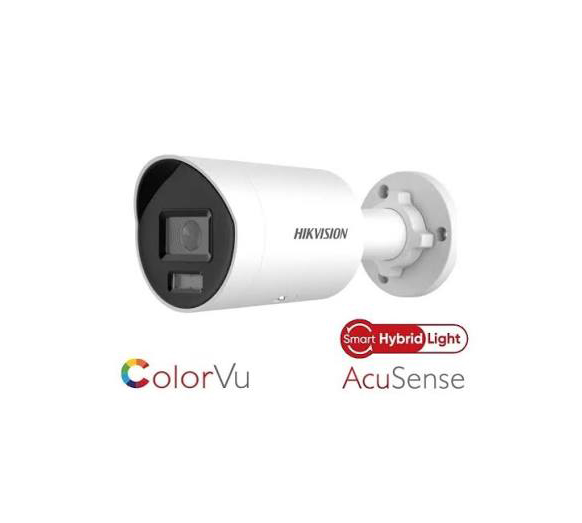 [PCS-0055] هيكفيجن كاميرا مراقبة IP Mini Bullet، دقة 8MP، عدسة 2.8 مم، Smart Hybrid Light – DS-2CD2087G3-LIY