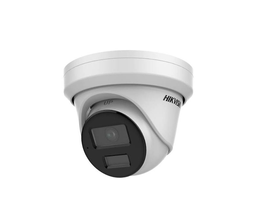 [PCS-0068] هيكفيجن كاميرا مراقبة IP Turret، دقة 8MP، عدسة 2.8 مم، ميكروفون مدمج – DS-2CD3383G2-ISU