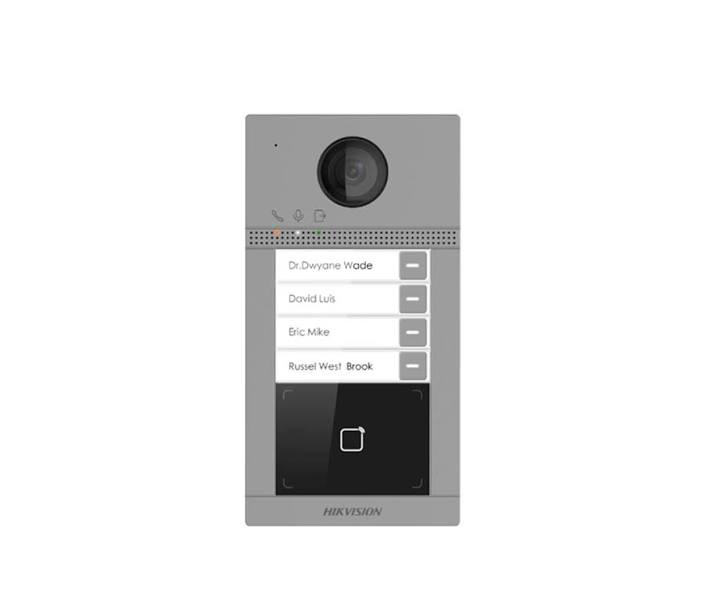 [PCS-0078] هيكفيجن  إنتر كم محطة اتصال باب خارجية، كاميرا 2MP، Wi‑Fi، PoE، حماية IP65 وIK08 – DS-KV8413-WME1
