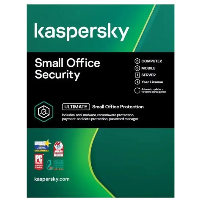[PCM-0006] Kaspersky Small Office Security | كاسبرسكي أمن المكاتب الصغيرة (5 مستخدمين + سيرفر)