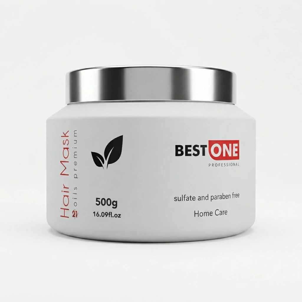 [AFQ-004] Best One Hair Mask Oils Premium 500g | قناع حمام زيت مغذي للعناية المنزلية 500 جرام - خالي من الكبريتات والبارابين