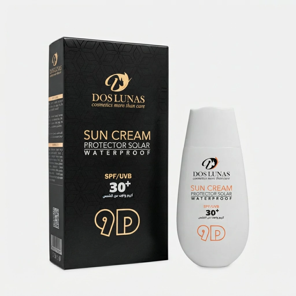 [MRK-005] كريم واقي شمس مضاد للماء دوس لوناس DOS LUNAS SPF/UVB 30+، حماية يومية فعالة للبشرة
