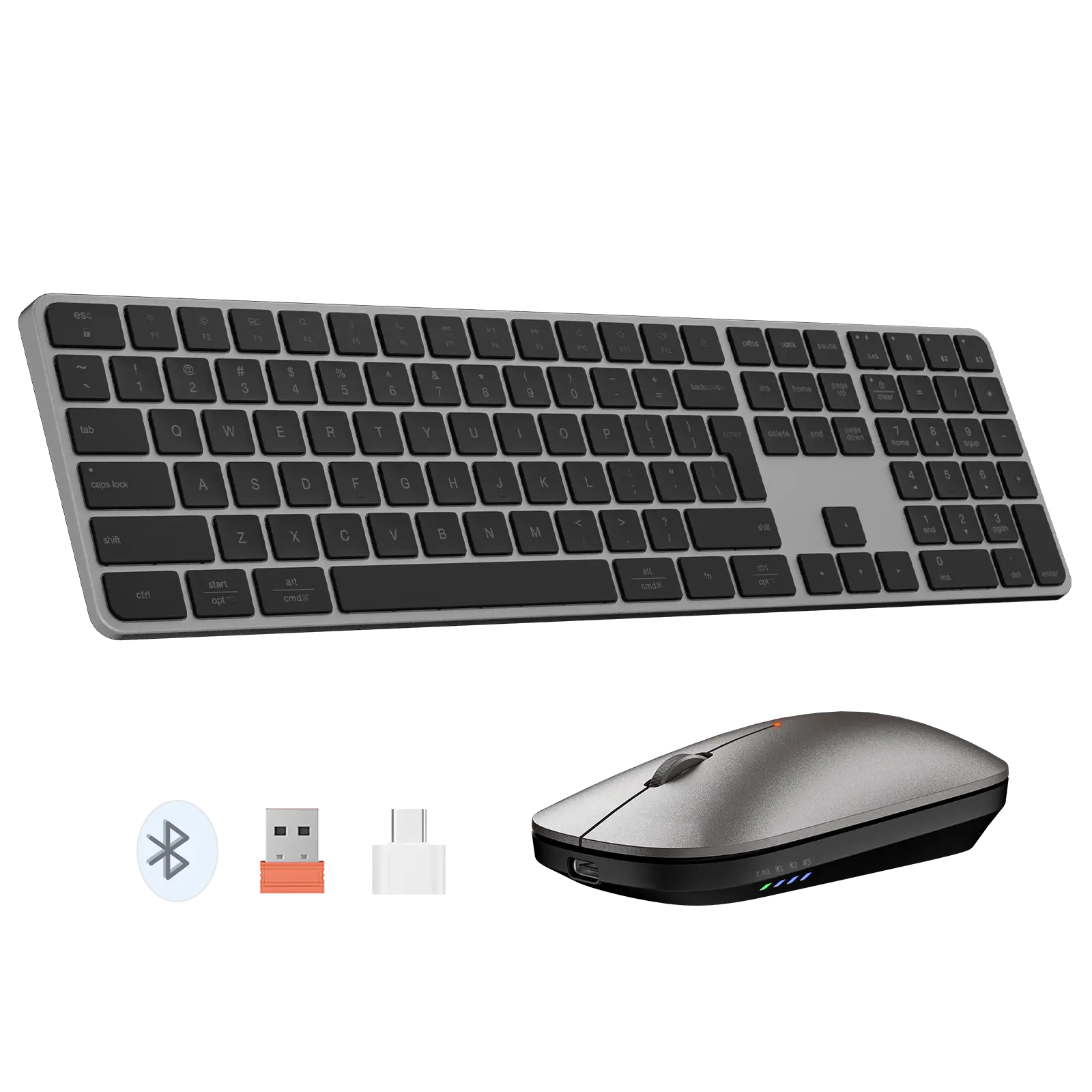 [NTH-027] طقم كيبورد وماوس لاسلكي MEETION C230 Wireless Keyboard & Mouse