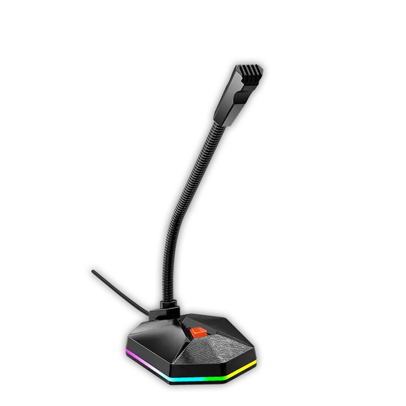 [NTH-052] ميكروفون ألعاب بذراع مرن وإضاءة RGB MEETION MC13 Gaming Microphone