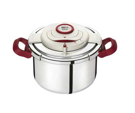 [TEF-022] قدر ضغط تيفال Tefal Clipso Precision ستانلس ستيل سعة 10 لتر – P44115