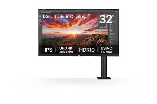 [LG-035] شاشة LG UltraFine مقاس 32 بوصة 4K IPS بدقة 3840×2160 – 32UN880-B