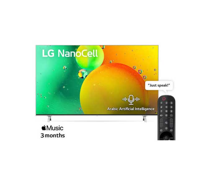 [LG-002] TV 86 inch LG NanoCell Smart 4K with Processor α5 Gen5 AI and Refresh Rate 60Hz – Nano776