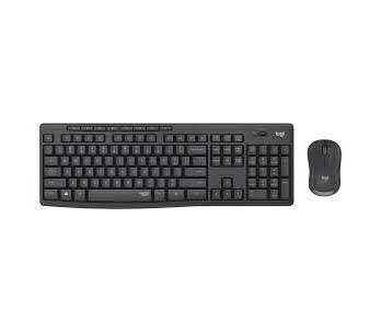 [JZR-002] طقم كيبورد وماوس لاسلكي لوجيتك Logitech MK295 Silent، لوحة مفاتيح وماوس هادئان