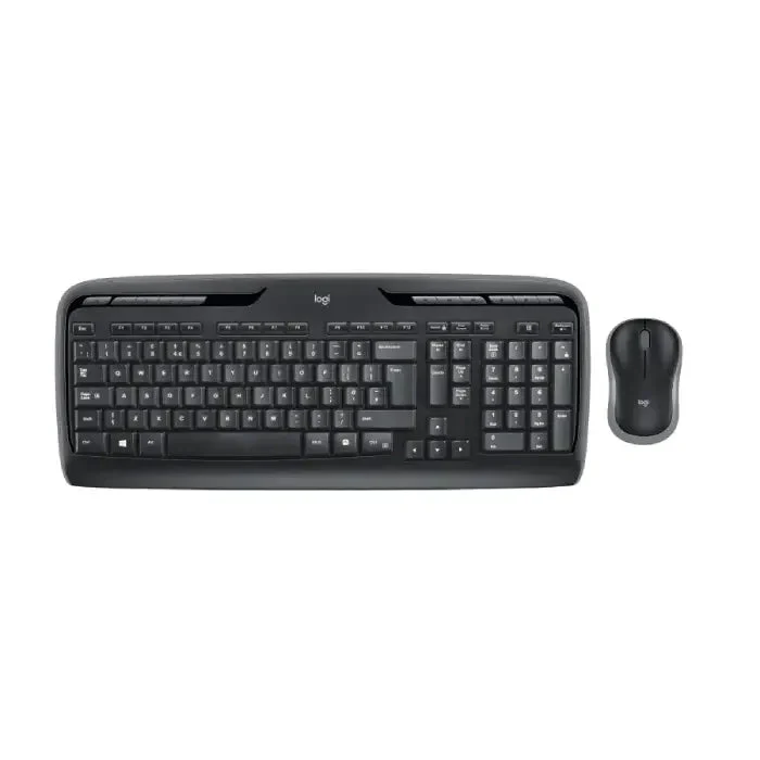 طقم كيبورد وماوس لاسلكي لوجيتك Logitech MK330، لوحة مفاتيح كاملة الحجم وماوس لاسلكي