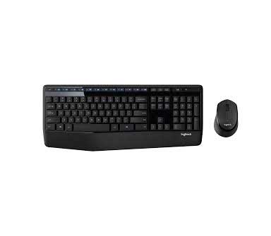 [JZR-004] طقم كيبورد وماوس لاسلكي لوجيتك Logitech MK345، لوحة مفاتيح كاملة الحجم وماوس مريح