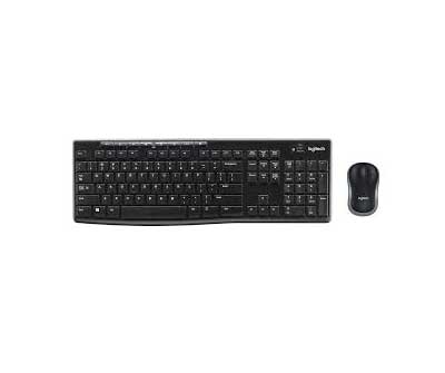 [JZR-005] Set Keyboard and Mouse Wireless Logitech Logitech MK270, Panel Keys Complete Size and Mouse Wireless
