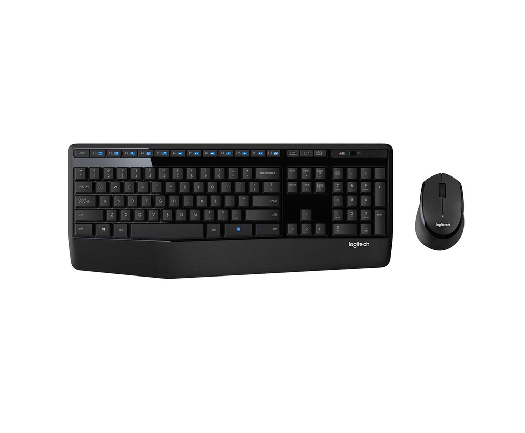 [JZR-007] Set Keyboard and Mouse Wireless Logitech Logitech MK345, Panel Keys Complete Size and Mouse Comfortable