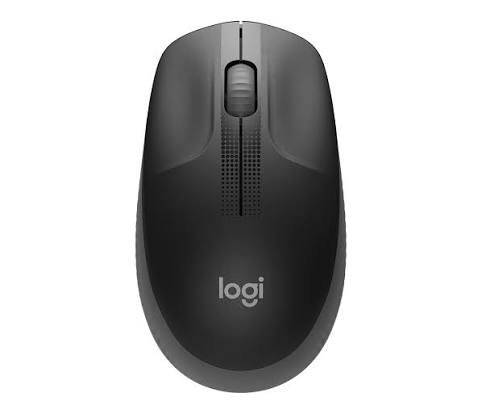 ماوس لاسلكي لوجيتك Logitech M190، ماوس كامل الحجم مريح للاستخدام اليومي