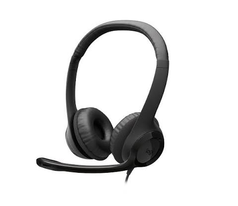 هيدفون USB لوجيتك Logitech H390، صوت رقمي وميكروفون مع إلغاء الضوضاء