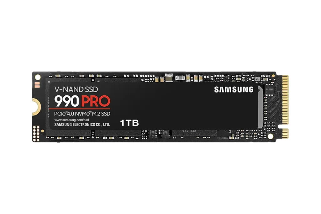 هارد سامسونج Samsung 990 PRO SSD 1TB NVMe M.2 PCIe Gen4، سرعة تصل لـ 7450MB/s