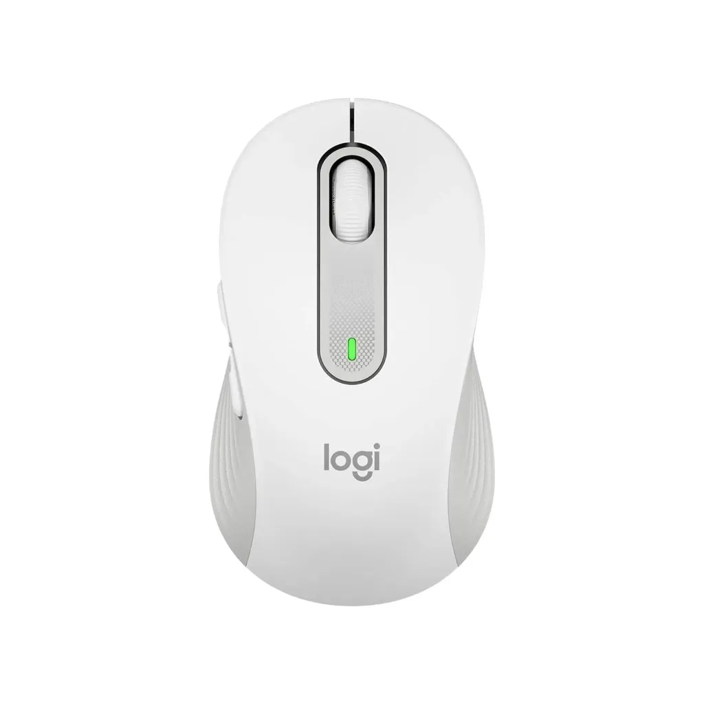 Logitech M650 Wireless Mouse, White, Silent