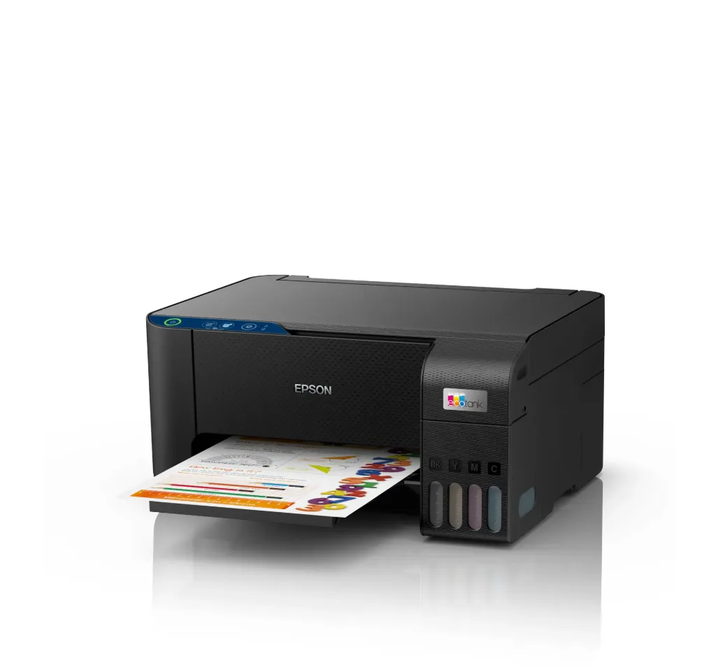 طابعة إبسون Epson EcoTank L3211، ملونة 3 في 1، لون أسود مطفي