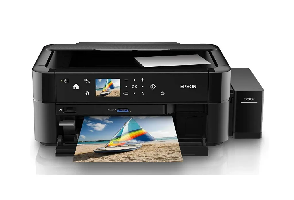 طابعة إبسون EcoTank L850، طابعة صور 3 في 1، شاشة لمس، 6 ألوان