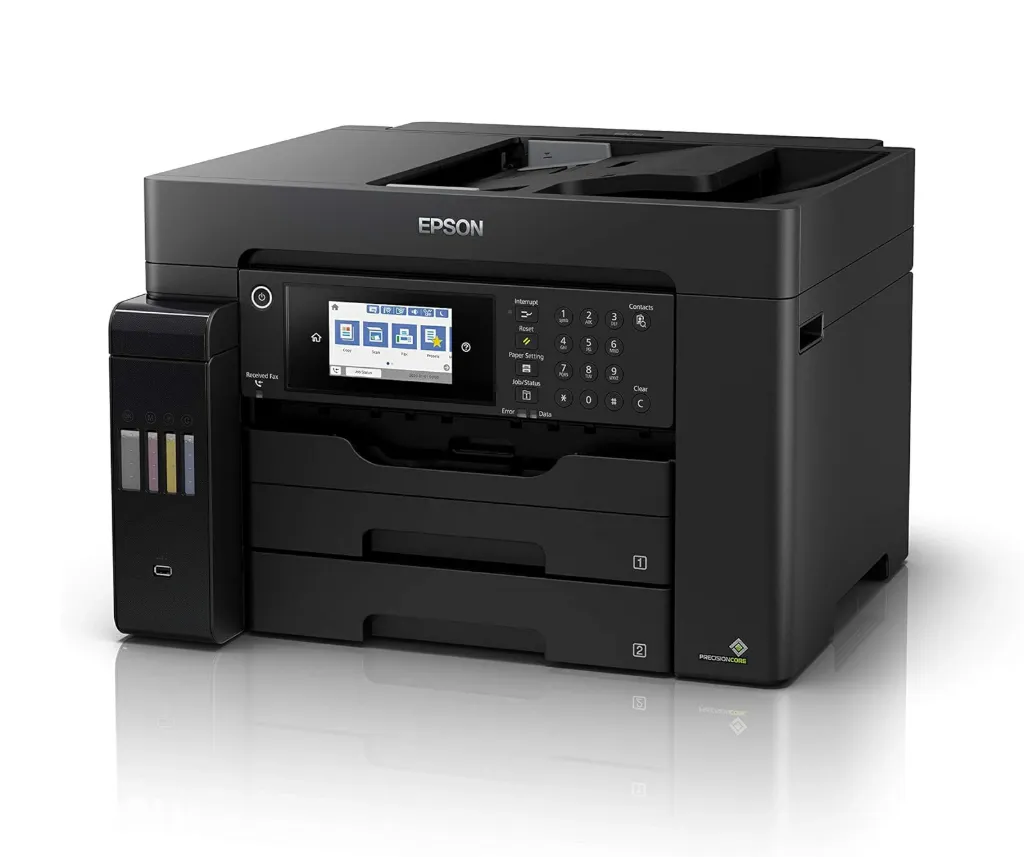 طابعة إبسون EcoTank L15160، الفئة العليا للأعمال، A3 ملونة