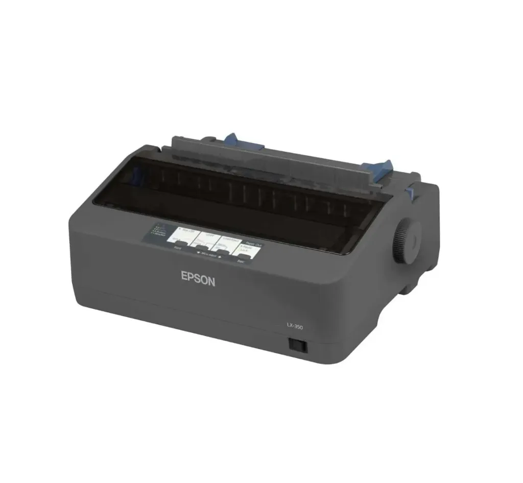 طابعة إبسون Epson LX-350، طابعة نقطية 9 إبر، موفرة للطاقة